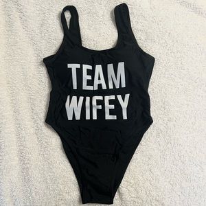 Team Wifey / Bride Swimsuit